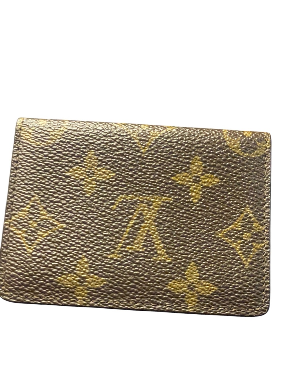Louis Vuitton Monogram Bundle: Pochette Cles Key Pouch & Vintage Pass ID Holder - Picture 6 of 11